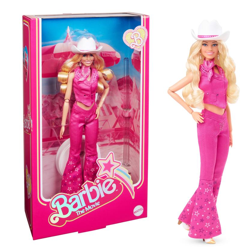 Barbie The Movie Collectible Doll, Margot Robbie As Barbie in Pink Western Outfit Same Day Delivery