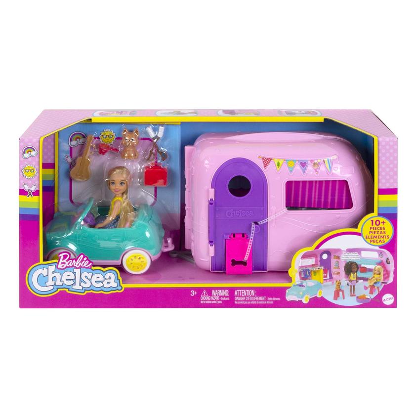 Barbie Toys, Camper Playset With Chelsea Doll, Toy Car And Accessories Same Day Delivery