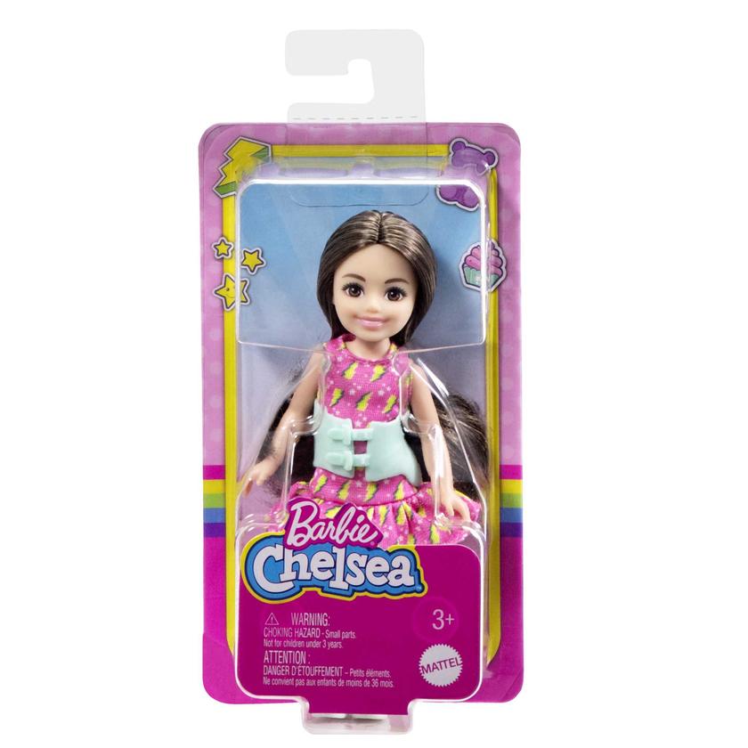 Barbie Toys, Chelsea Doll, 6-inch Small Doll With Brace For Scoliosis Spine Curvature New Arrival