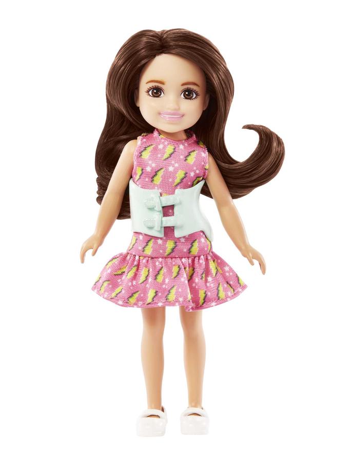 Barbie Toys, Chelsea Doll, 6-Inch Small Doll With Brace For Scoliosis Spine Curvature Same Day Delivery