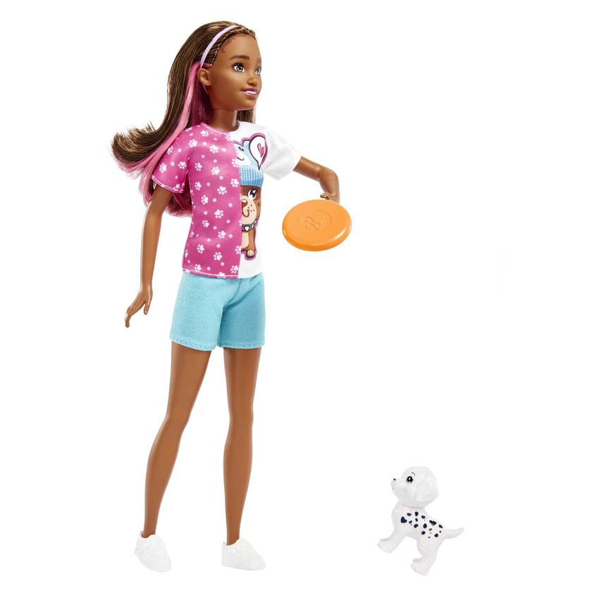 Barbie® Toys, Skipper™ Doll and Dog Walker Set With Puppy and Accessories, First Jobs On Sale