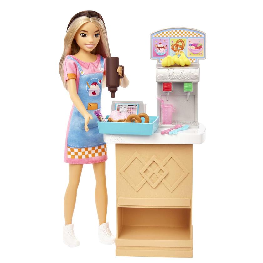 Barbie Toys, Skipper Doll And Snack Bar Playset With Color-Change Feature And Accessories, First Jobs Best Price