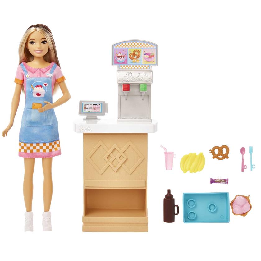 Barbie Toys, Skipper Doll And Snack Bar Playset With Color-Change Feature And Accessories, First Jobs Best Price