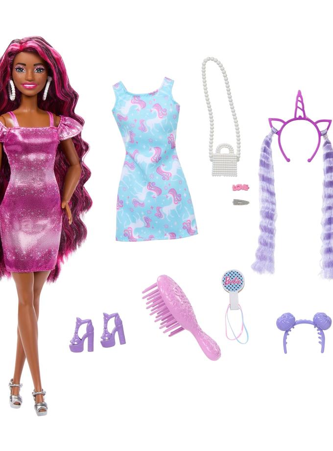 Barbie Ultra Chevelure Poupée, Robes, 10Accessoires Mode et Coiff. Best Buy