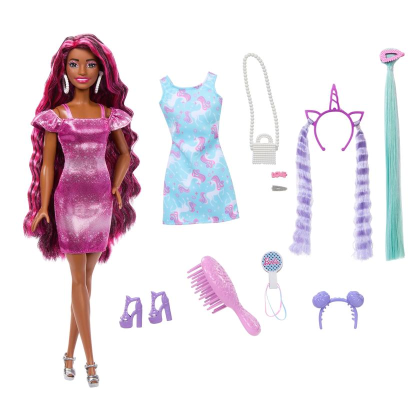 Barbie Ultra Chevelure Poupée, Robes, 10Accessoires Mode et Coiff. Best Buy