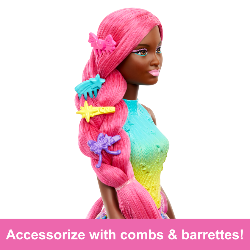 Barbie Unicorn Doll With 7-inch-Long Fantasy Hair & Accessories For Styling Play Best Seller