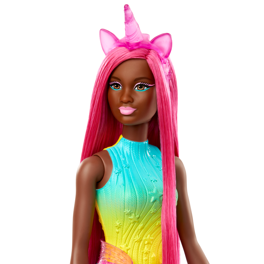 Barbie Unicorn Doll With 7-inch-Long Fantasy Hair & Accessories For Styling Play Best Seller