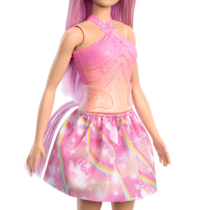 Barbie Unicorn Doll With Pink Hair, Ombre Outfit And Unicorn Accessories High Quality