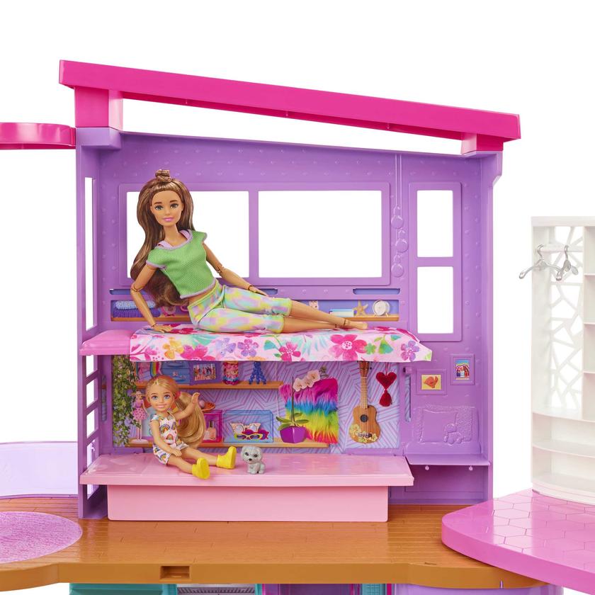 Barbie Vacation House Playset With 30+ Pieces, Toy For 3 Year Olds & Up Best Buy