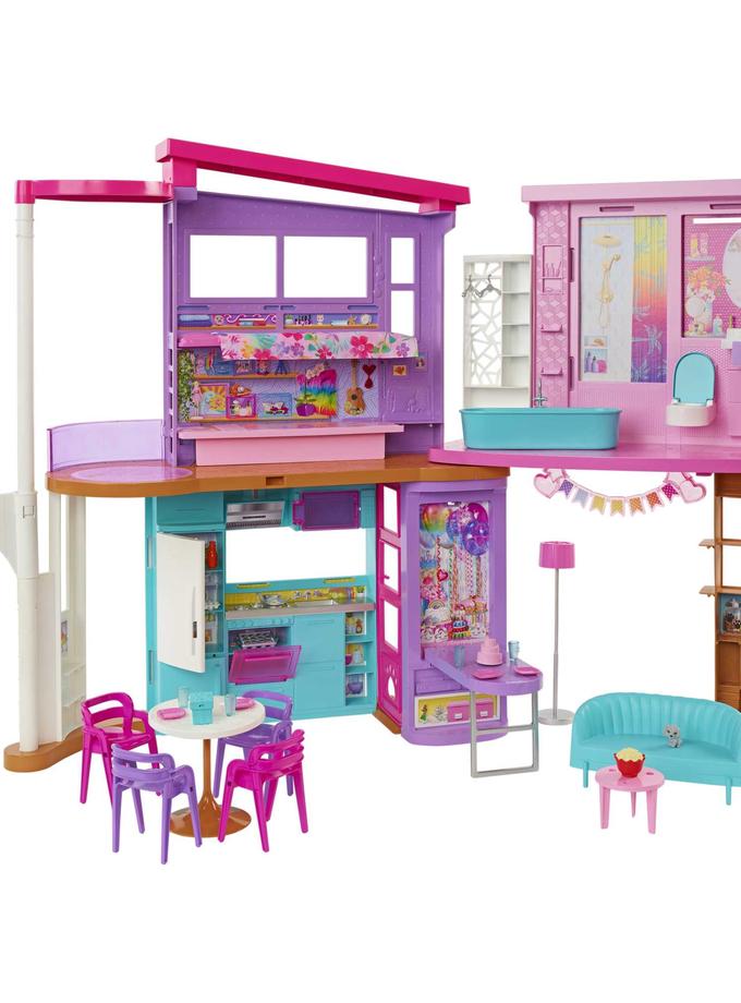 Barbie Vacation House Playset With 30+ Pieces, Toy For 3 Year Olds & Up High Quality