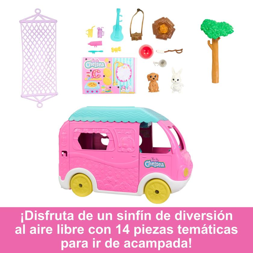 Barbie Vehículo de Juguete Chelsea Nuevo Camper Free shipping