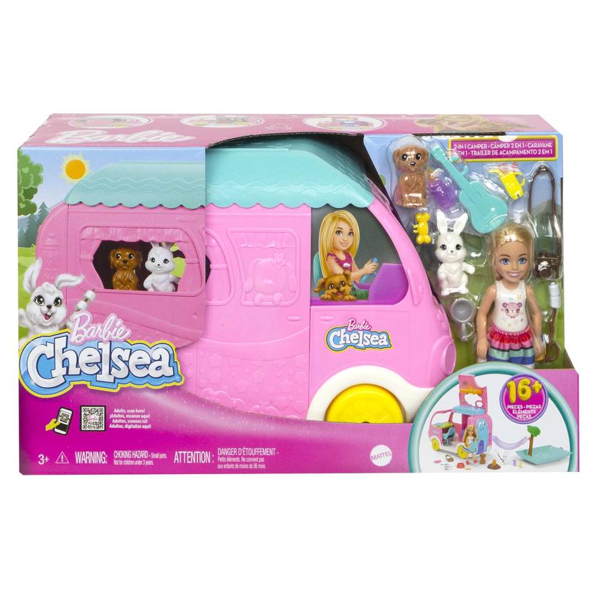 Barbie Vehículo de Juguete Chelsea Nuevo Camper Free shipping