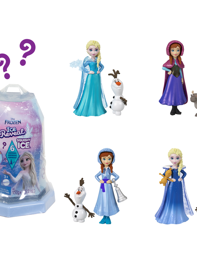 Disney Frozen Boneca Surpresa Ice Reveal Gelo Mágico Same Day Delivery