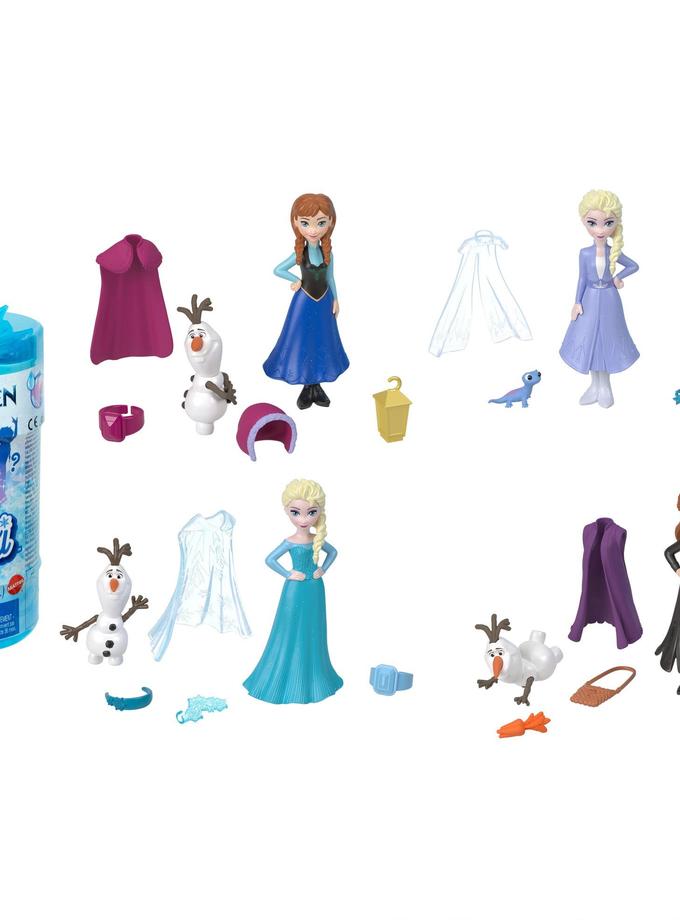 Disney Frozen Snow Color Reveal Dolls With 6 Surprises, Styles May Vary Best Seller