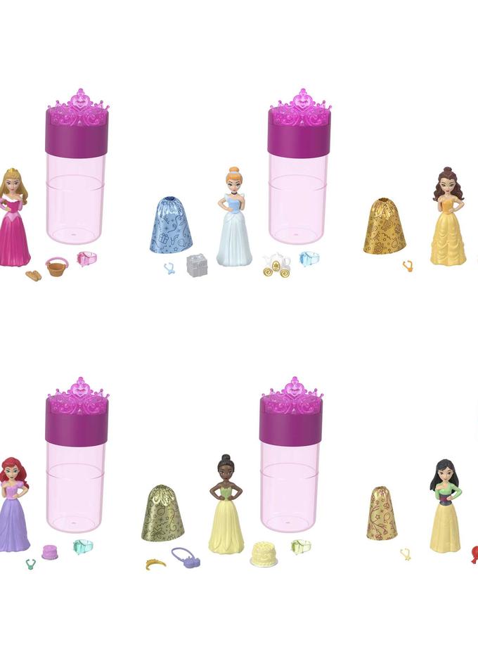 Disney Princesa Boneca Color Reveal Real Surpresa Tema Festa High Quality