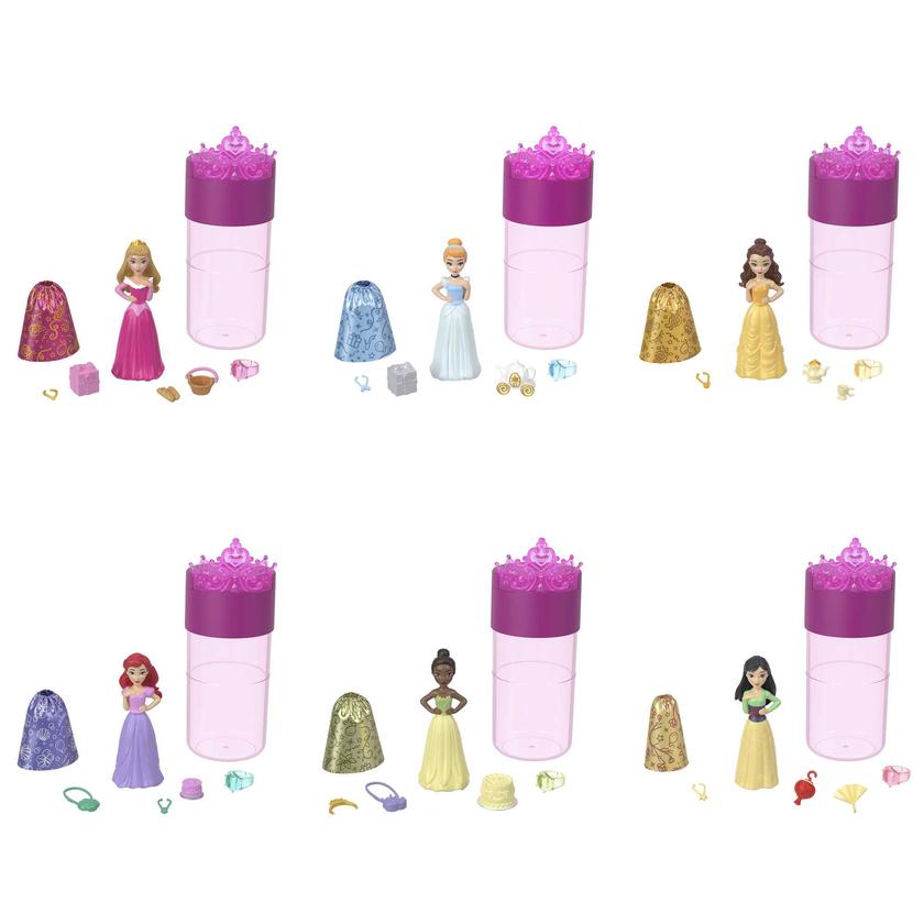 Disney Princess Color Reveal Dolls With 6 Surprises, Party Series New Arrival