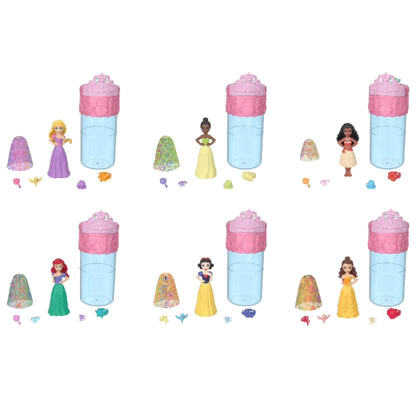 Disney Princess Royal Color Reveal Surprise Small Doll With Garden Party Accessories (Dolls May Vary) Free shipping