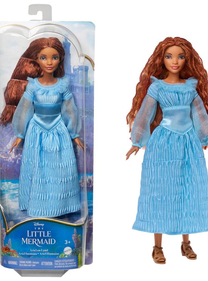 Disney The Little Mermaid Ariel Fashion Doll On Land in Signature Blue Dress Best Price