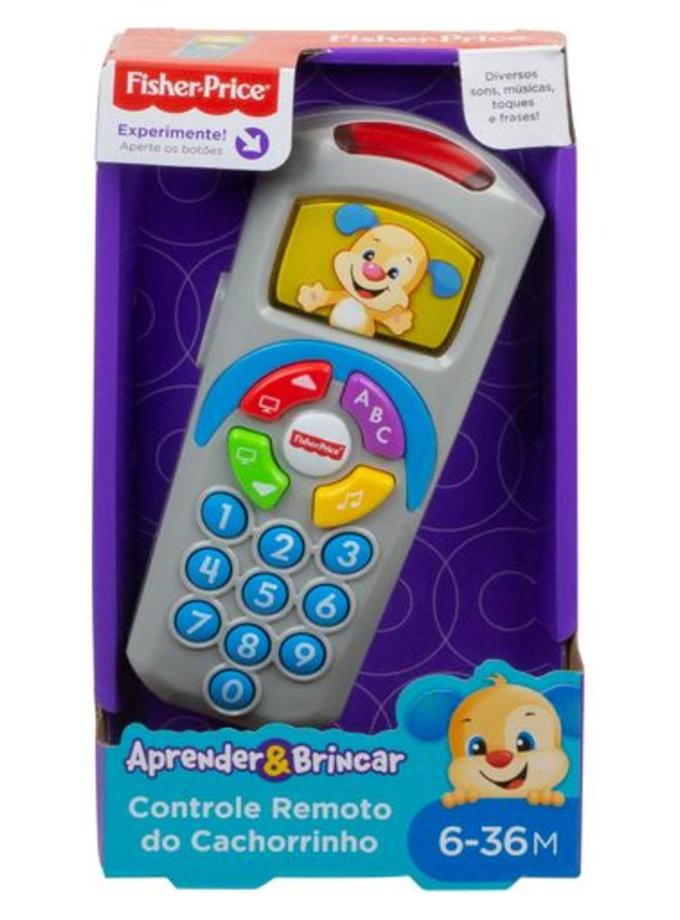 Fisher-Price Aprender e Brincar Brinquedo para Bebês Controle Remoto Cachorrinho High Quality