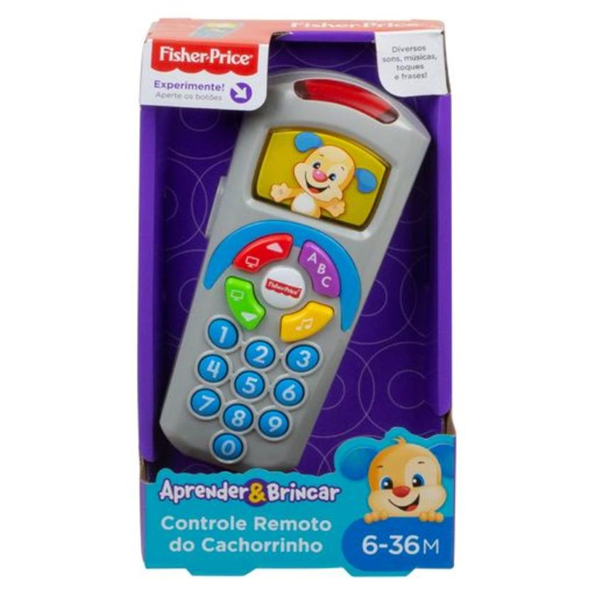 Fisher-Price Aprender e Brincar Brinquedo para Bebês Controle Remoto Cachorrinho High Quality