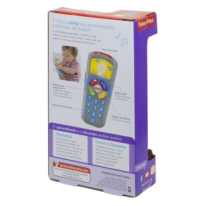 Fisher-Price Aprender e Brincar Brinquedo para Bebês Controle Remoto Cachorrinho High Quality