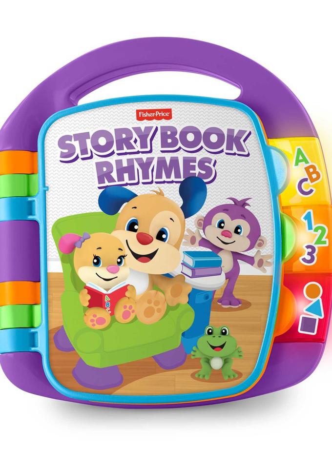 Fisher-Price Aprender e Brincar Brinquedo para Bebês Livro de Rimas Best Seller