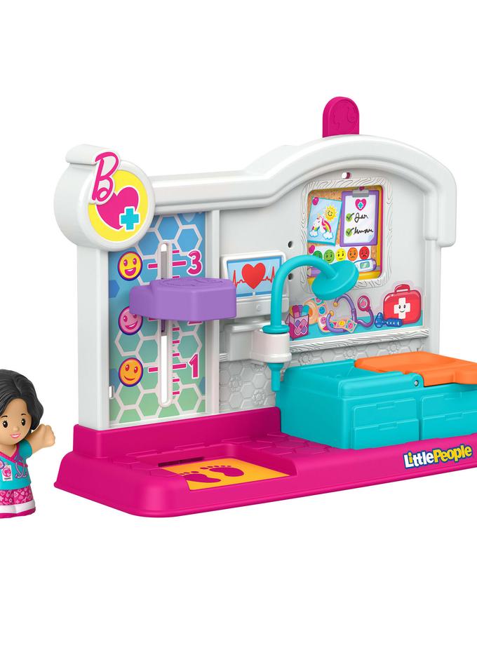 Fisher Price Little People Barbie Doctor Playset For Toddlers & Preschool Kids, 2 Pieces Same Day Delivery