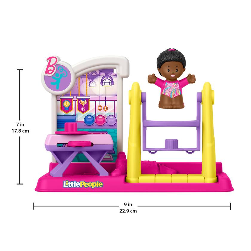 Fisher Price Little People Barbie Gymnastics Playset For Toddlers & Preschool Kids, 1 Figure New Arrival