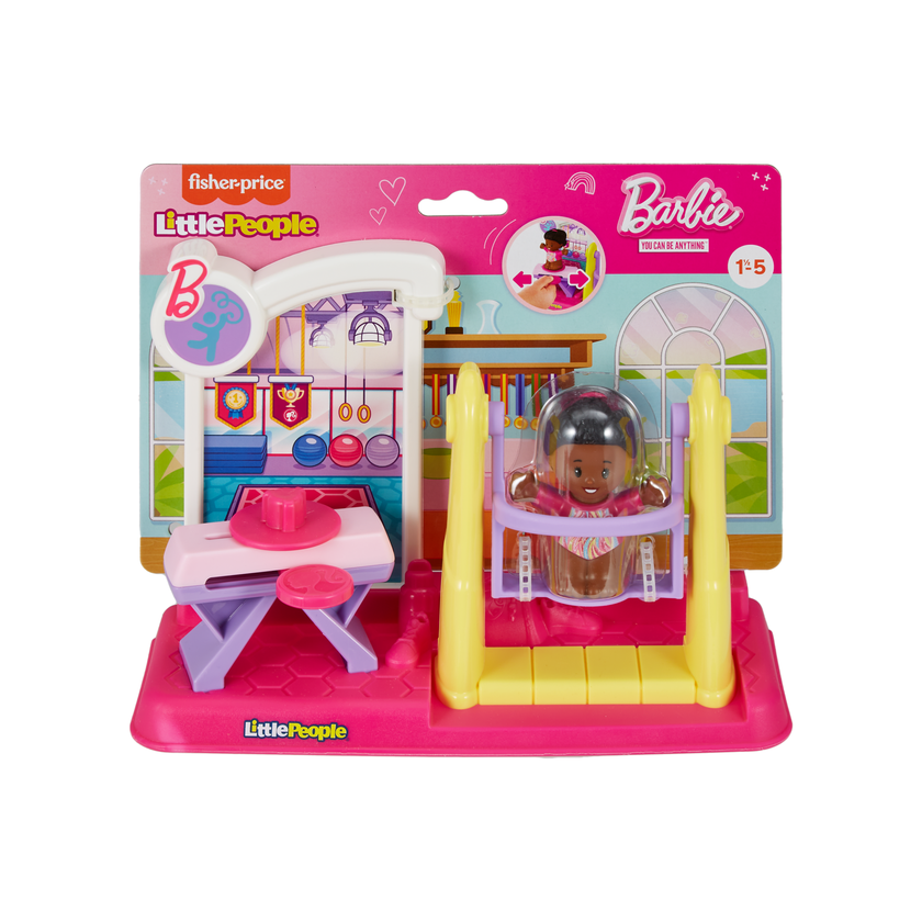 Fisher Price Little People Barbie Gymnastics Playset For Toddlers & Preschool Kids, 1 Figure New Arrival