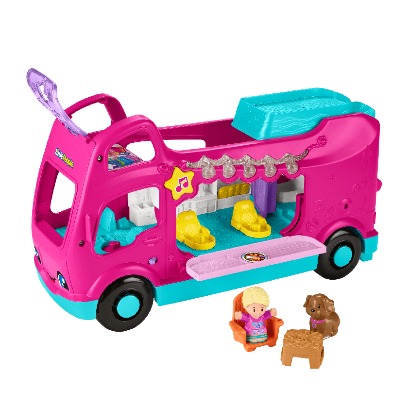 Fisher-Price Little People Barbie Little Dream Camper Rv Playset With Music Lights & 2 Figures New Arrival