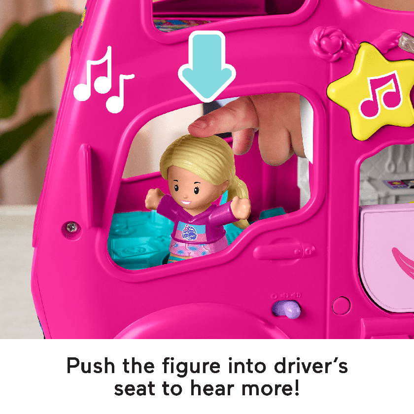 Fisher-Price Little People Barbie Little Dream Camper Rv Playset With Music Lights & 2 Figures New Arrival