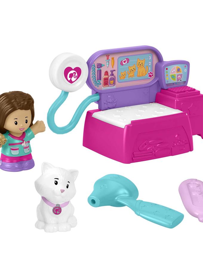 Fisher-Price Little People Barbie Veterinarian Playset For Toddlers And Preschool Kids, 5 Pieces Same Day Delivery