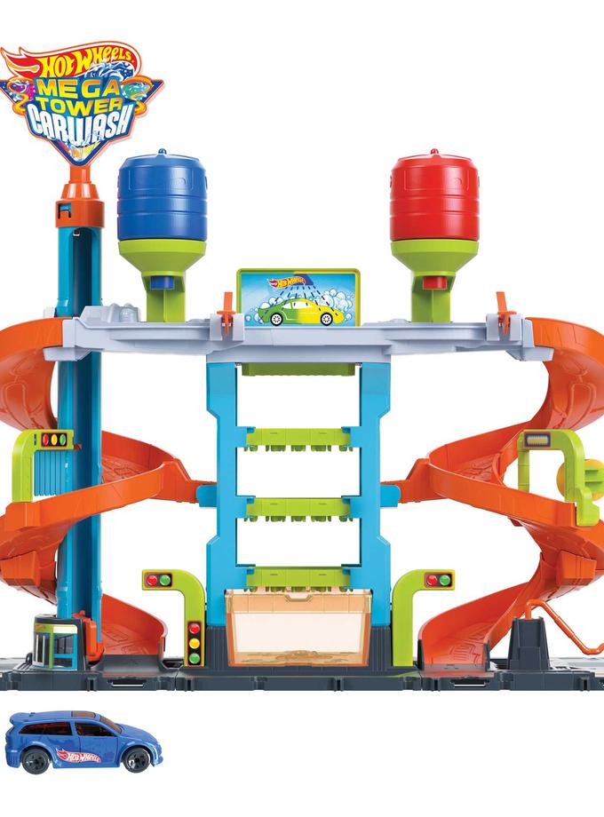 Hot Wheels MEGA Tower Car Wash Best Seller