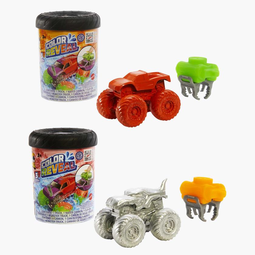 Hot Wheels Monster Trucks Color Reveal 2-Pack, For Kids 3 Years Old & Up New Arrival