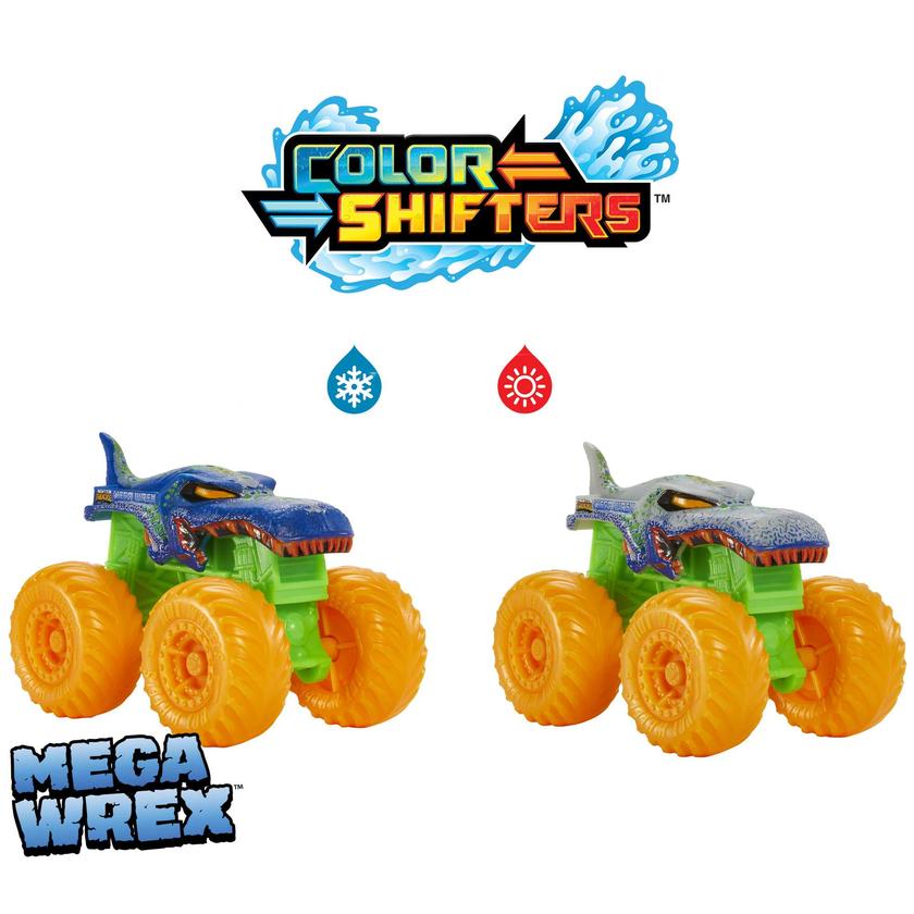 Hot Wheels Monster Trucks Color Reveal 2-Pack, For Kids 3 Years Old & Up New Arrival