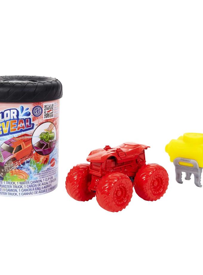 Hot Wheels Monster Trucks Color Reveal Water Blaster Assortment On Sale