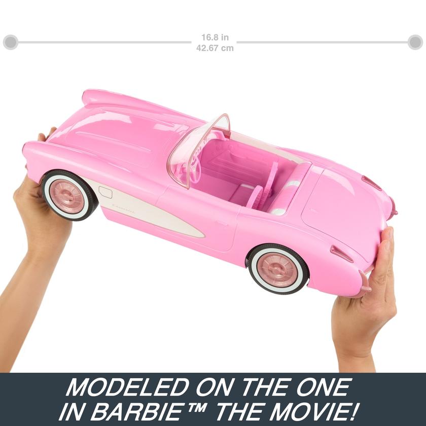 Hot Wheels RC Barbie Corvette, Remote Control Corvette From Barbie The Movie Free shipping