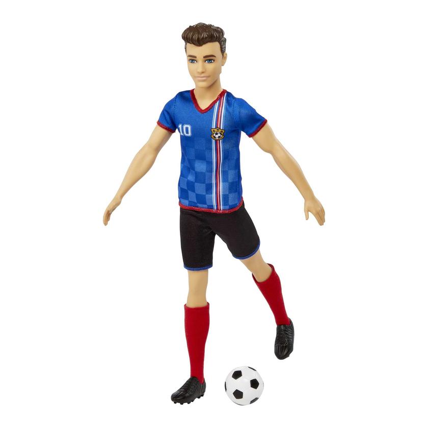 Ken Soccer Doll, Cropped Hair, #10 Uniform, Soccer Ball, Cleats,  Socks, 3 & Up Best Buy