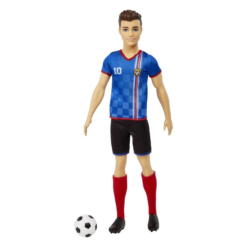 Ken Soccer Doll, Cropped Hair, #10 Uniform, Soccer Ball, Cleats,  Socks, 3 & Up Best Buy