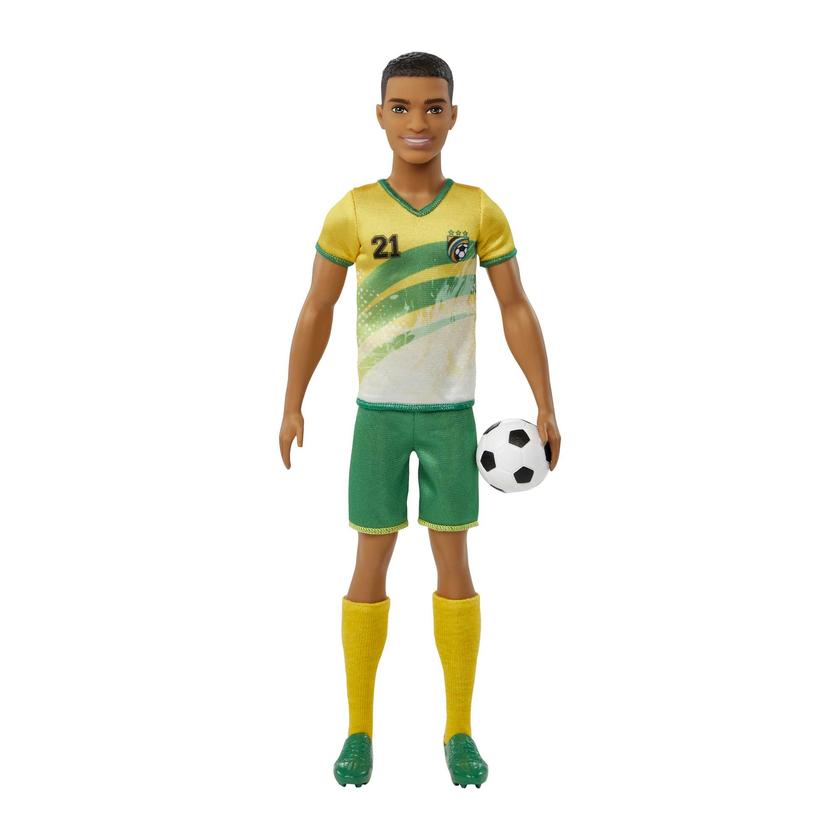 Ken Soccer Doll, Cropped Hair, #21 Uniform, Soccer Ball, Cleats,  Socks, 3 & Up Best Buy