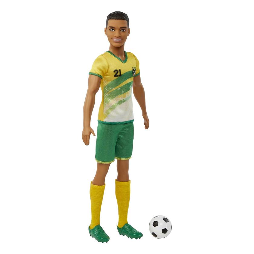 Ken Soccer Doll, Cropped Hair, #21 Uniform, Soccer Ball, Cleats,  Socks, 3 & Up Best Buy