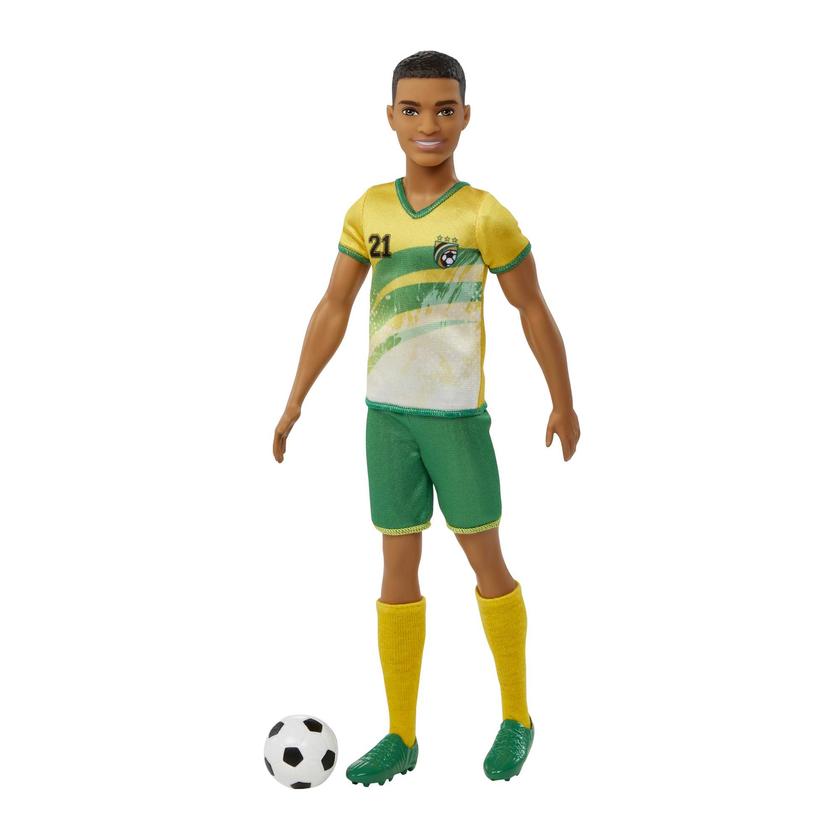 Ken Soccer Doll, Cropped Hair, #21 Uniform, Soccer Ball, Cleats,  Socks, 3 & Up Best Buy