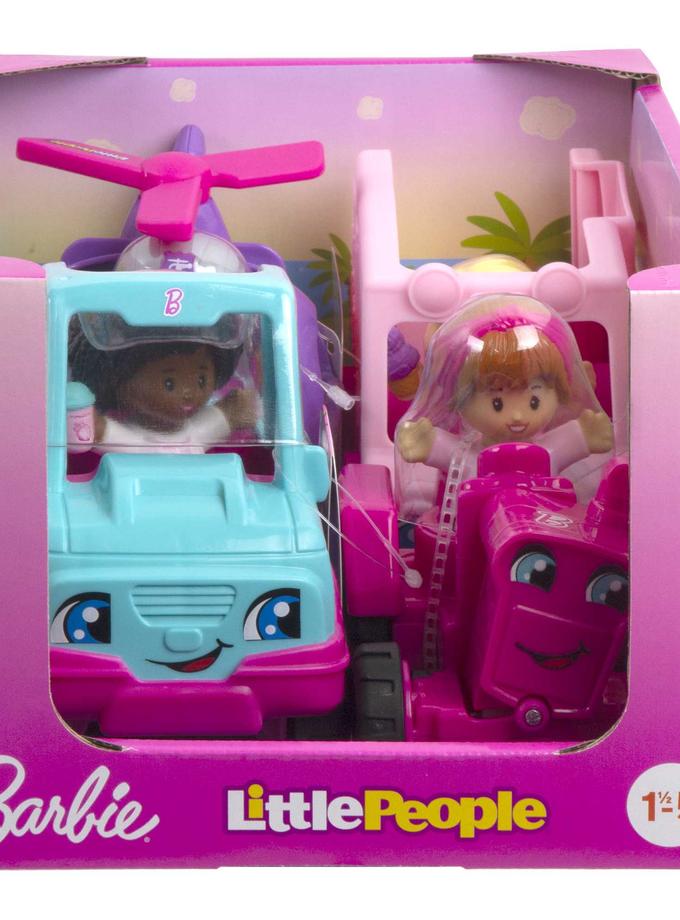 Little People Barbie Toys, Push-Along Vehicle & Figure Set Collection, Toddler Toys High Quality