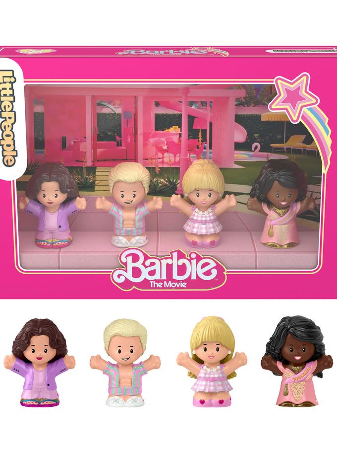 Little People Collector Barbie: The Movie Special Edition Set For Adults & Fans, 4 Figures New Arrival