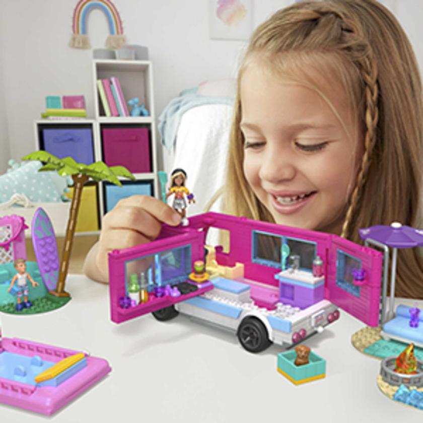 MEGA Barbie-Aventure en Camping-Car de Rêve-Coffret de Construction Same Day Delivery