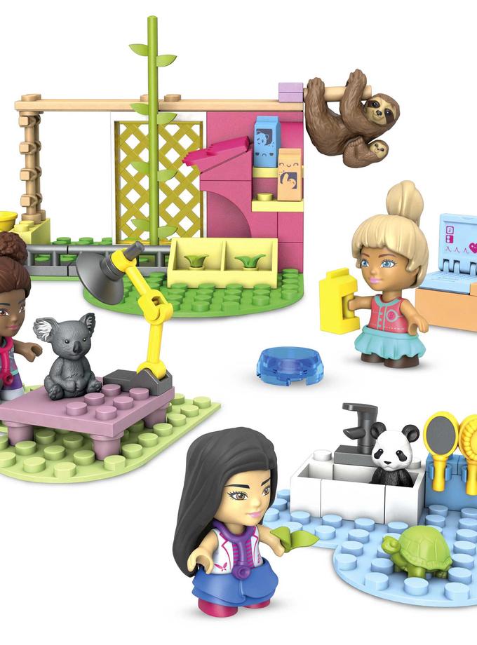 MEGA Barbie Juguete de Construcción Estación de Cuidado para Animalitos Free shipping