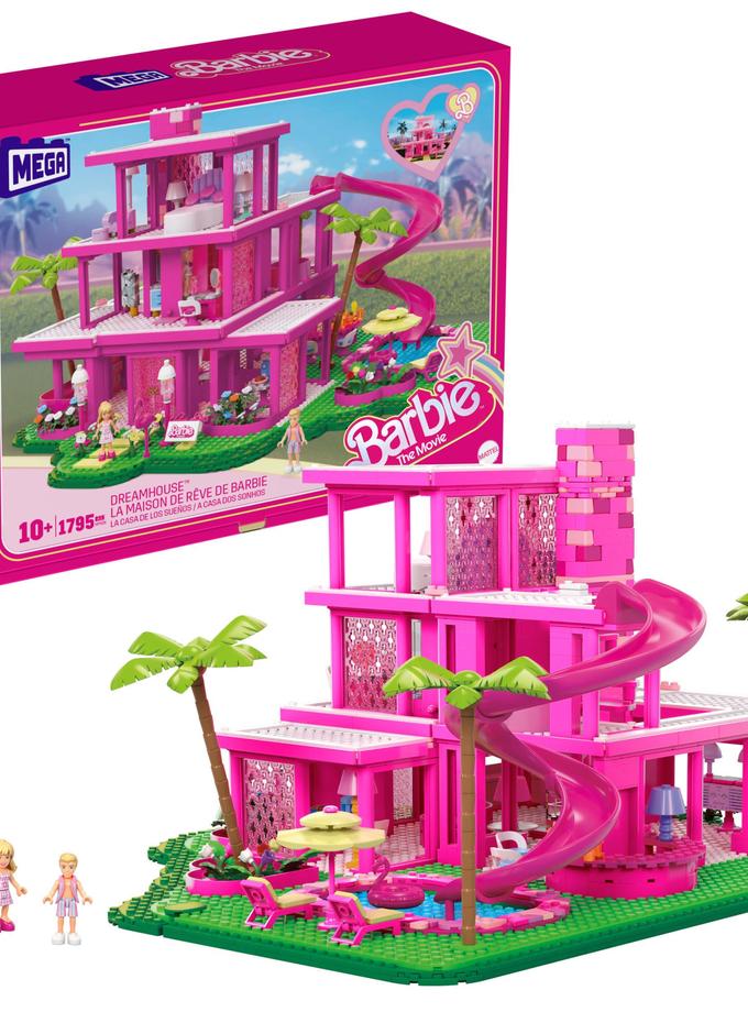 MEGA Barbie The Movie Replica Dreamhouse Building Kit (1795 Pieces) For Collectors Best Seller