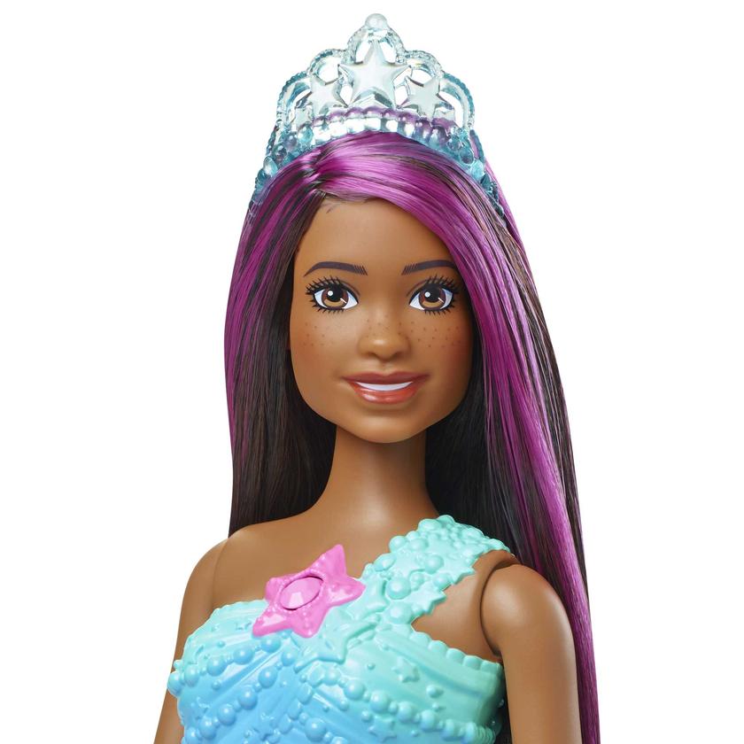 Mermaid Barbie Doll With Water-Activated Twinkle Light-Up Tail, Purple-Streaked Hair High Quality