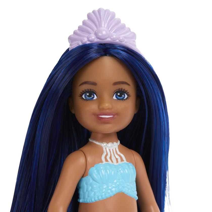 Mermaid Chelsea Barbie Doll With Blue Hair And Tail, Mermaid Toys New Arrival