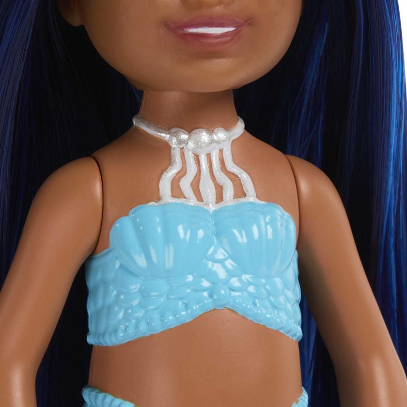 Mermaid Chelsea Barbie Doll With Blue Hair And Tail, Mermaid Toys New Arrival